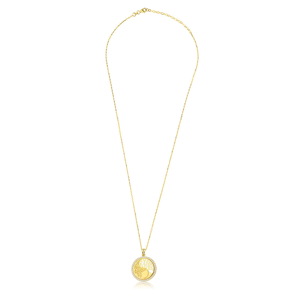 14K Gold Tree Of Life Necklace