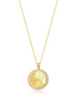 14K Gold Mini Tree Of Life Necklace