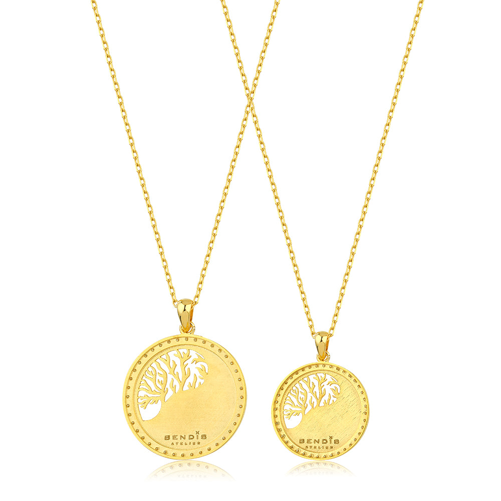 Mother-Daughter Tree of Life Necklace Set (Personalized)