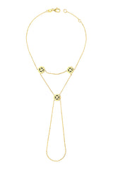 14K Gold Terra Hand Bracelet