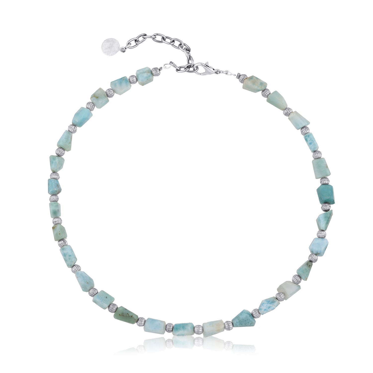 Sky Mist Silver Necklace