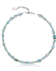 Sky Mist Silver Necklace