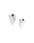 Enameled Triangle Earring