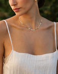 Collar Mini Lumina de oro de 14k