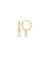 Pear Line Glow Earring