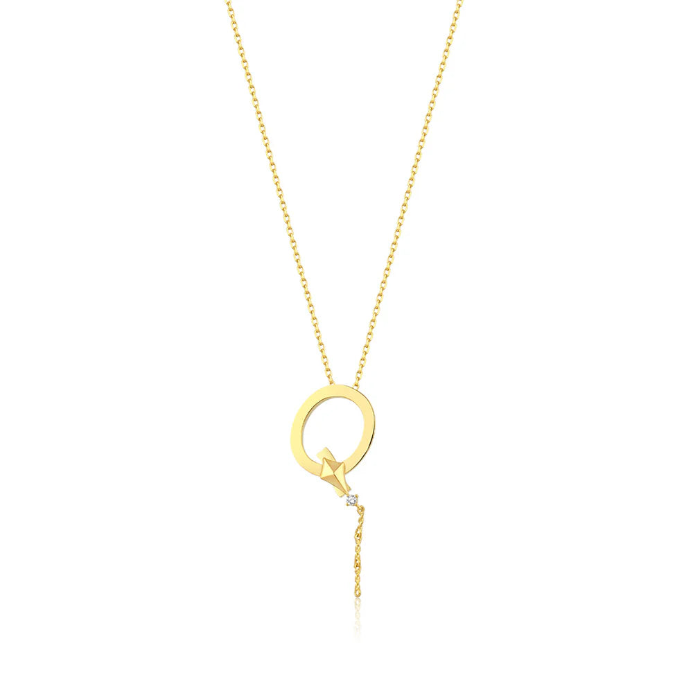 14K Gold Deniz Necklace (Customize)