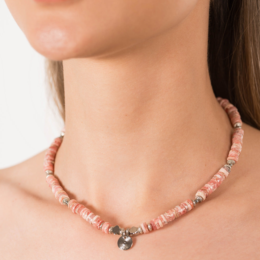Collar de plata Blossom