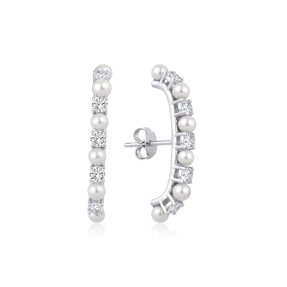 Pearl Trace Earring