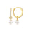 Pear Line Glow Earring