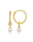Pear Line Glow Earring