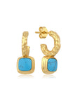 Aqua Luna Earring