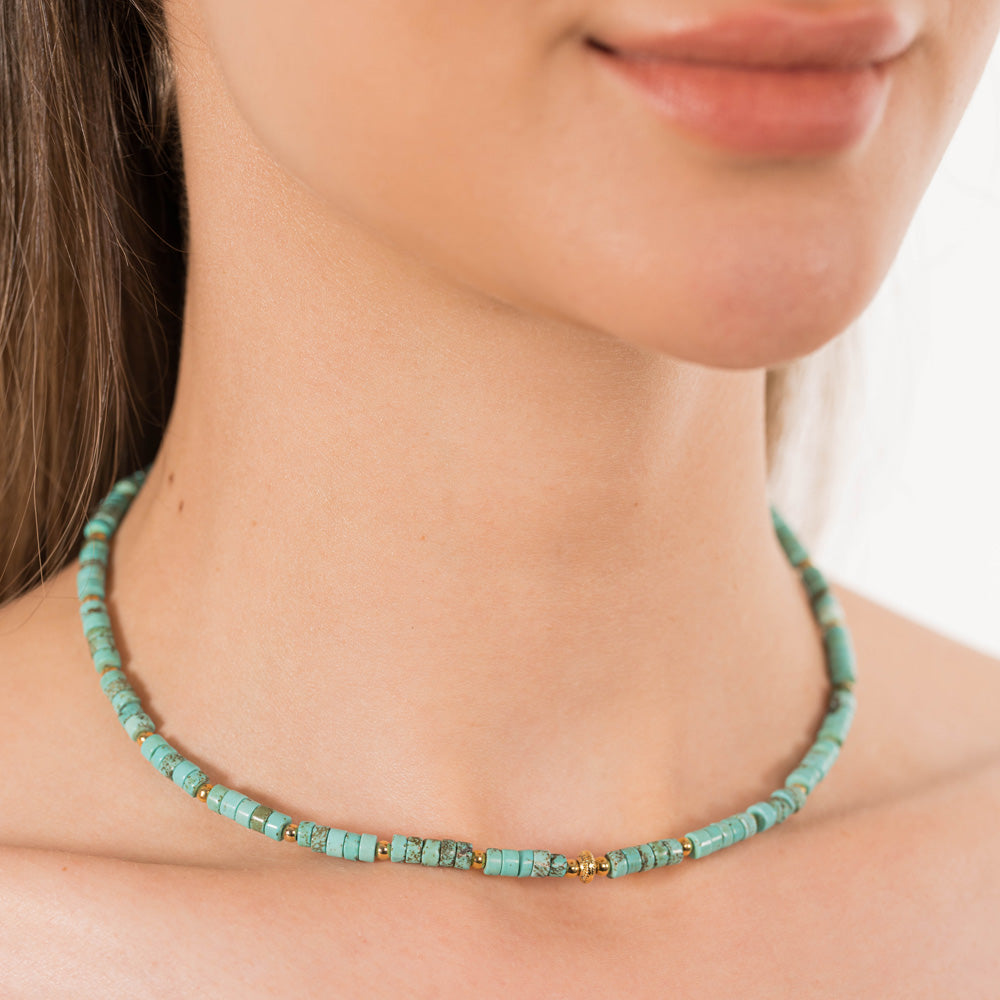 Collar de oro Icy Bloom