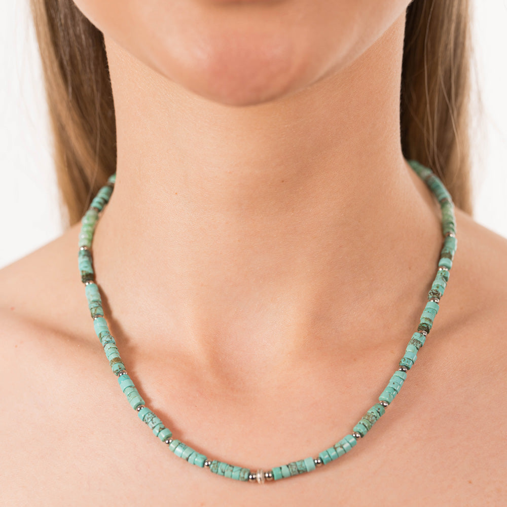 Icy Bloom Silver Necklace