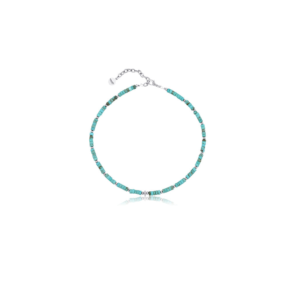 Icy Bloom Silver Necklace