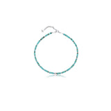 Icy Bloom Silver Necklace