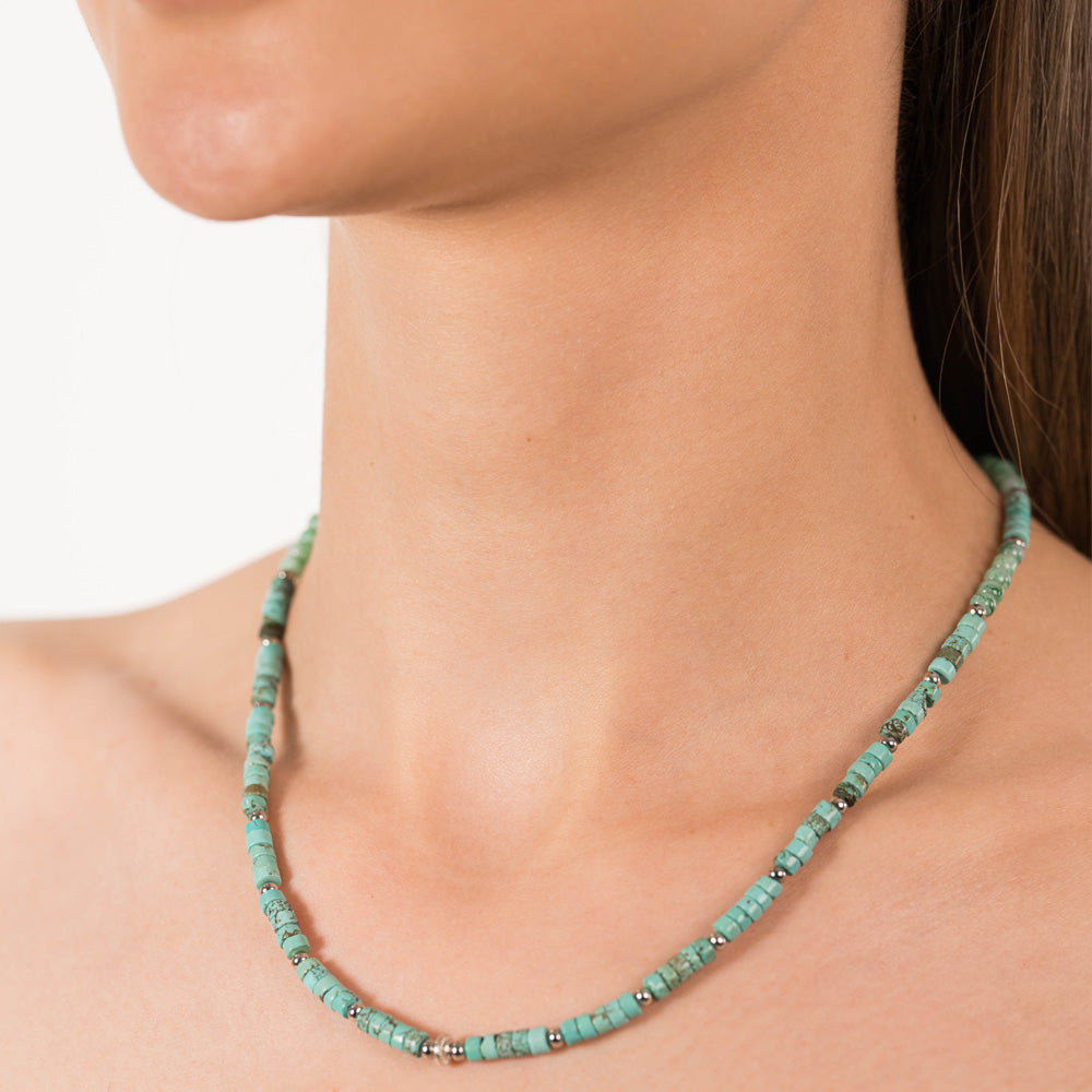 Icy Bloom Silver Necklace