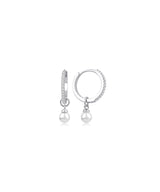 Pear Line Glow Earring