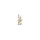 Piercing de hoja de oro de 14k