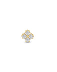 14K Gold Clover Piercing