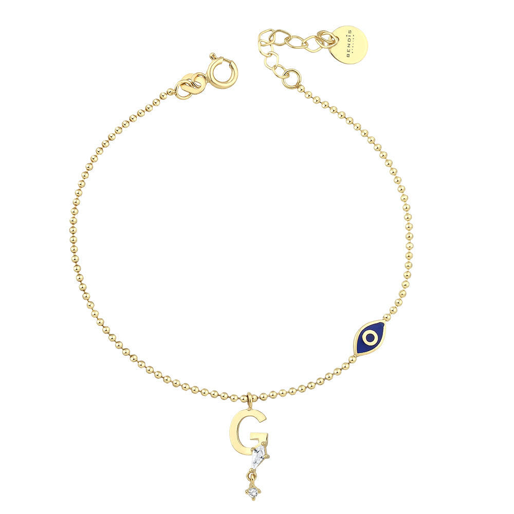 14K Gold Deniz Bracelet