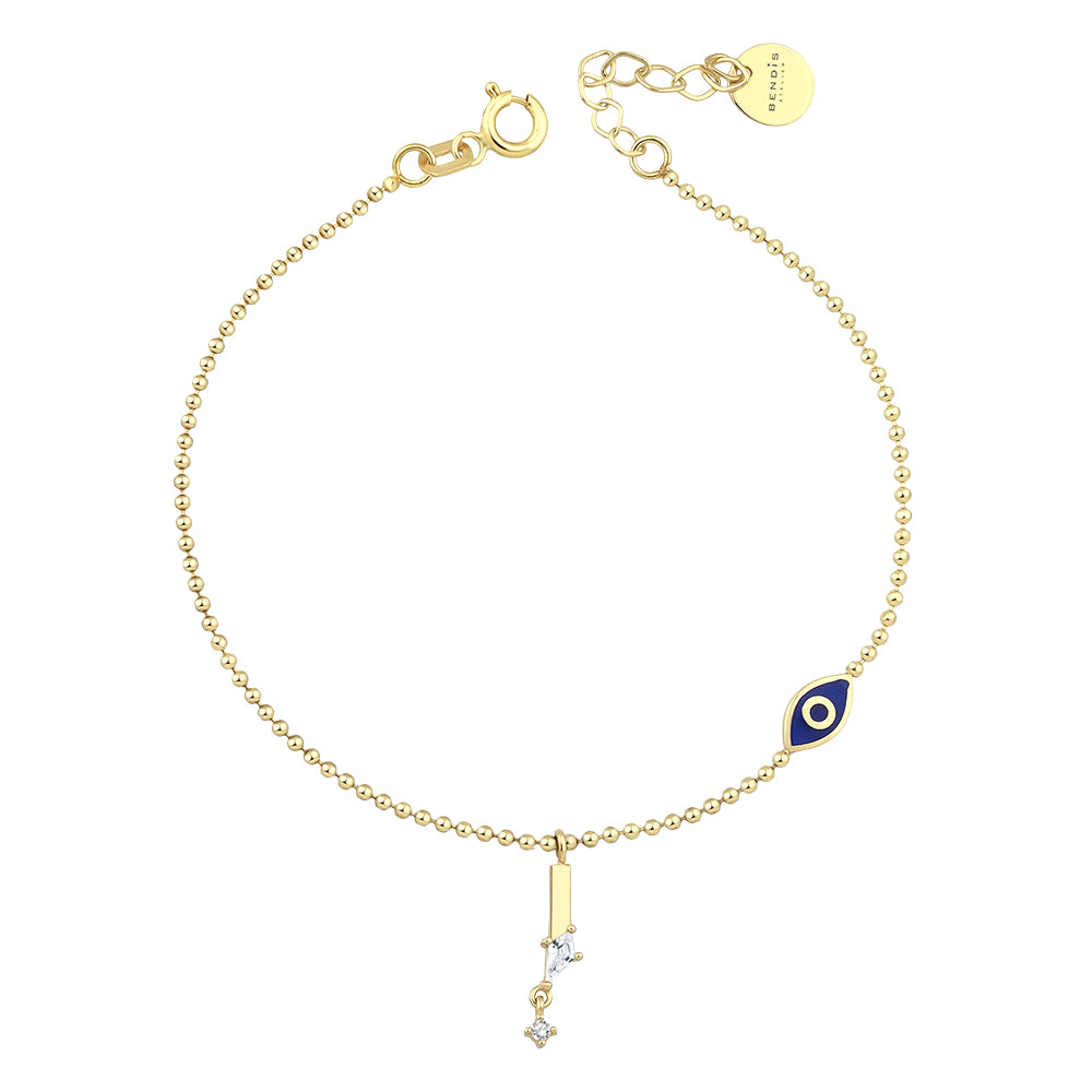 14K Gold Deniz Bracelet