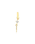 14K Gold Letter Tragus Piercing