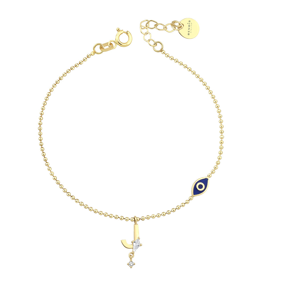 14K Gold Deniz Bracelet