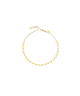 14K Gold Lumina Disc Anklet