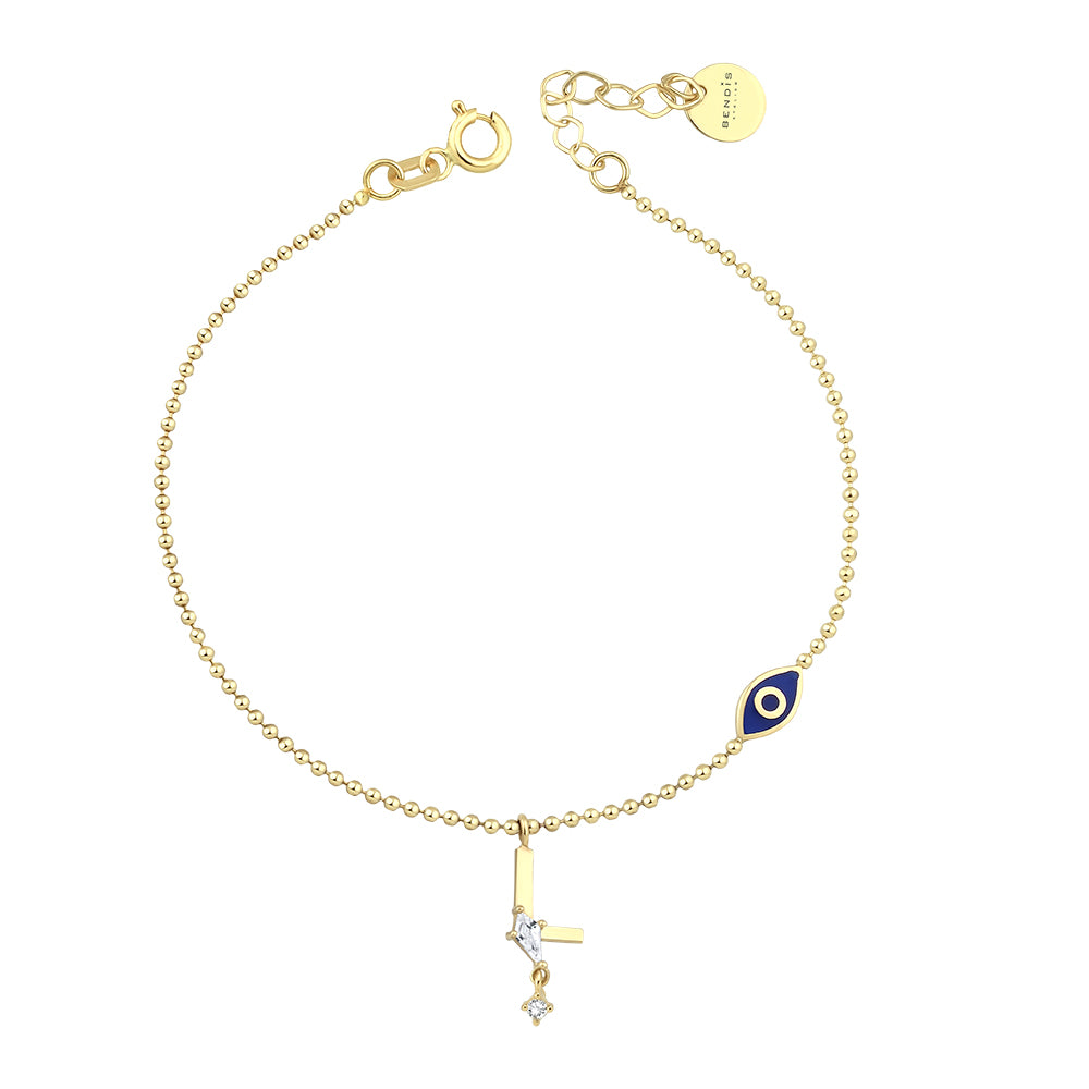 14K Gold Deniz Bracelet