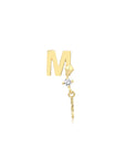 14K Gold Letter Tragus Piercing