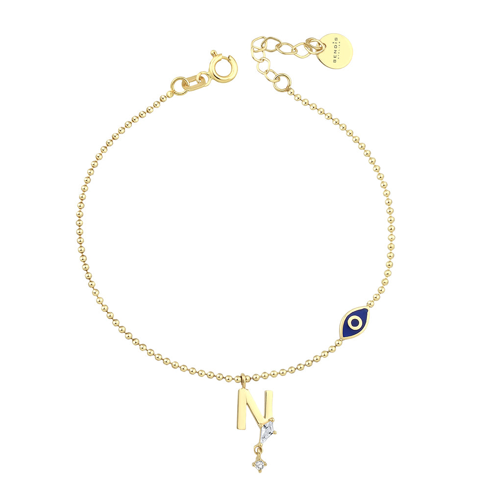 14K Gold Deniz Bracelet