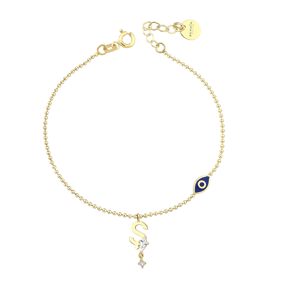 14K Gold Deniz Bracelet