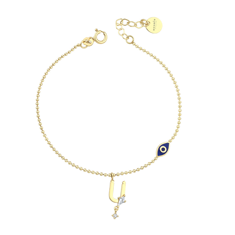 14K Gold Deniz Bracelet