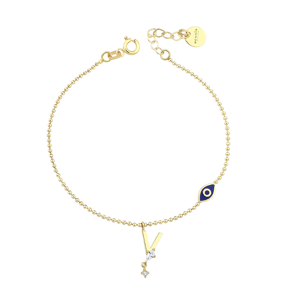 14K Gold Deniz Bracelet