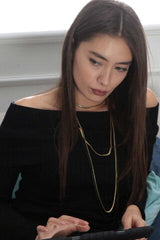 Üçlü Zincir Kolye
